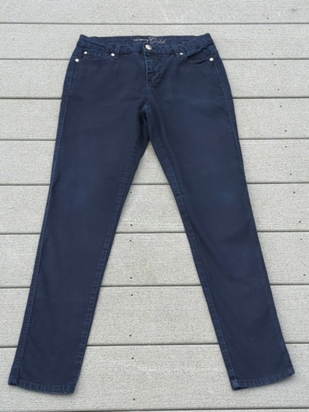 Celebrity Gold Darkwash Jegging Fit Jeans